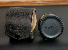 Vivitar Automatic Tele Converter 2X-5 Lens Black Attachment W/ Carry Case