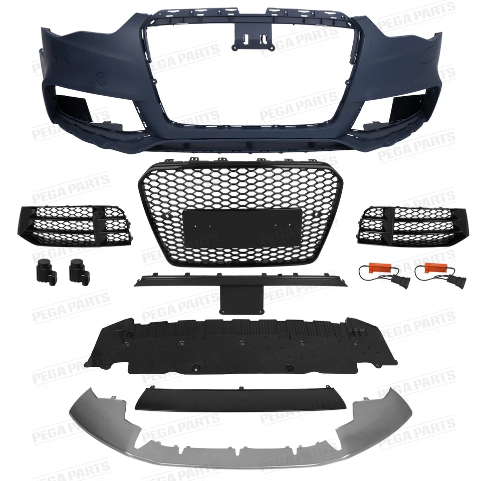 Fit for 2012 2013 2014 2015 2016 Audi A5 Bumper Conversion Upgrade to RS5 Style Foto 4 de 4