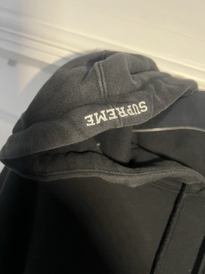 Nike Supreme Leather Applique Hoodie | eBay UK