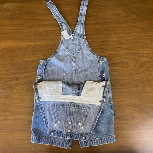 Vintage calvin klein CK jeans Overalls SZ M (6-9M) Light Wash Cargo 90s Wide Leg - Picture 13 of 13