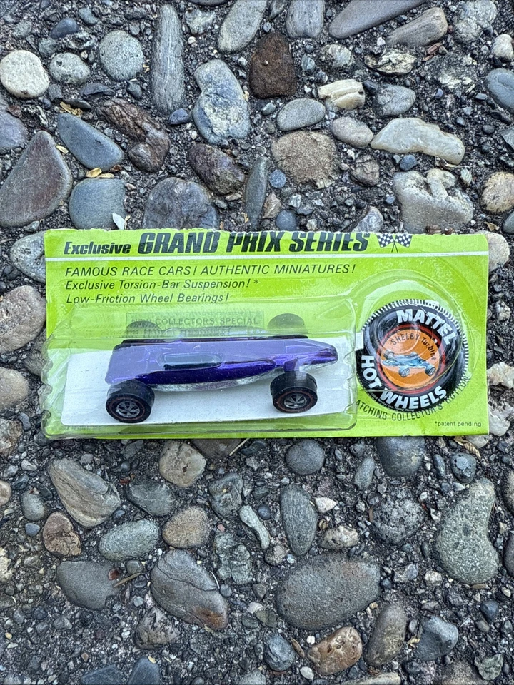Turbina Hot Wheels Redline Shelby 1969 púrpura hecha en Hong Kong Foto 2 de 4