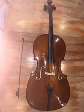 Stentor Student II 4/4 Cello with Bow, Soft Case And Larsen Aurora Strings
