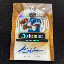 2024 Panini Gold Standard Alchemist Andre Ware 28/49 - Lions