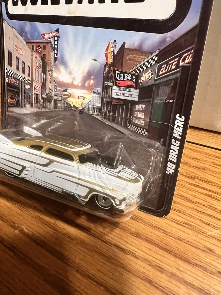 Hot Wheels Boulevard 2011 Real Riders - '49 DRAG MERC (blanco) Foto 3 de 4