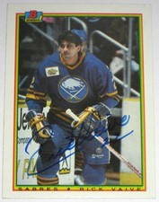 RICK VAIVE SIGNED BOWMAN BUFFALO SABRES CARD AUTOGRAPH AUTO!!!