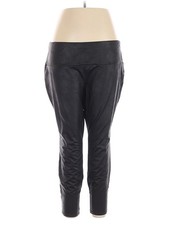 Terra  Sky Women Black Casual Pants 1X Plus