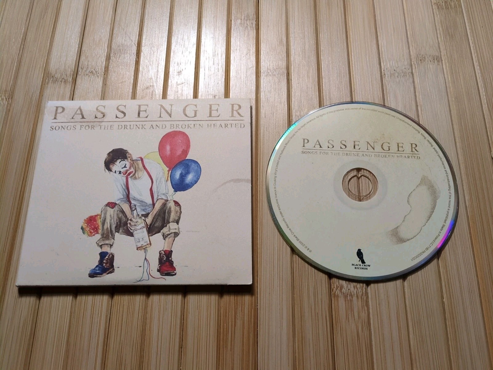 Songs for the Drunk and Broken Hearted by Passenger  CD 2020