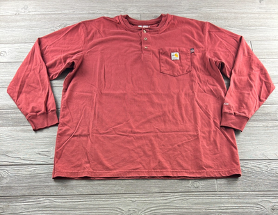 Carhartt Force FR 2112 Cat 2 Long Sleeve Tee Shirt Fire Resistant