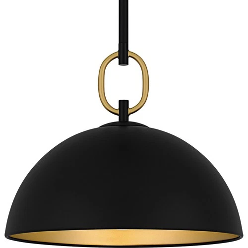 Matte Black  Pendant from the Cleo Collection - Picture 5 of 6