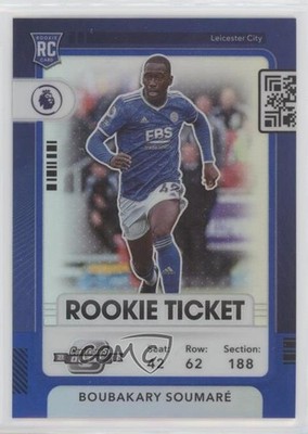 2021-22 Panini Chronicles Blue Prizm 25/49 Boubakary Soumare #296 Rookie RC r7o