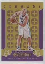 2015-16 Panini Excalibur Crusade Purple 11/60 Nicolas Batum #55 0f8