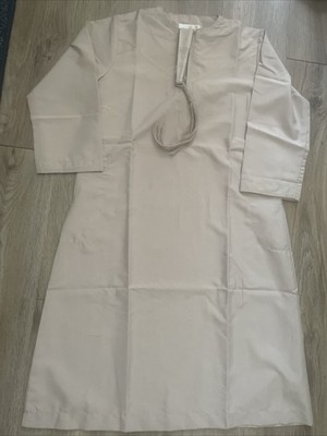 Boys Muslim Kaftan Kids Long Sleeve Prayer Clothes Embroidered Eid Abaya