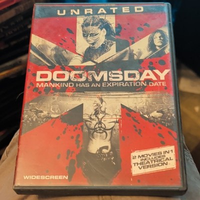 Doomsday DVD Unrated Widescreen 2008 Rhona Mitra 2 Movies in 1 105 Min