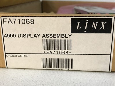 Ensemble écran Compatible Pour Imprimante Linx 4900 - Référence FA71068 - Neuf Sous Emballage D'origine