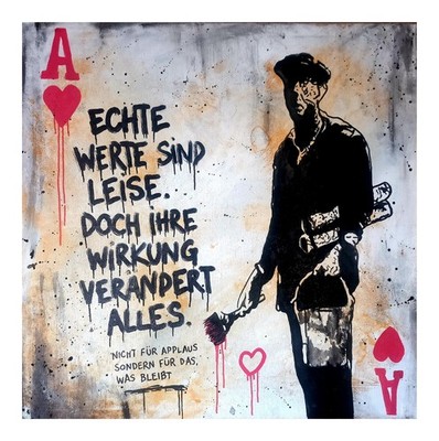 Original Painting Unique Signed Abstract Modern Art Painting Picture Banksy Art