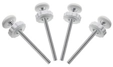 Pafowo 4 Pack 8MM Baby Gates Replacement Parts 8 mm Threaded Spindle Rod Kits