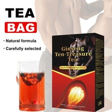 Ginseng Ten Treasure Tea Supports Healthy Stamina Energy Levels Men 30 Packs