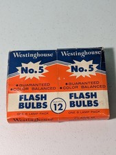 Vintage Westinghouse Flash Bulbs With Box 12 Bulbs