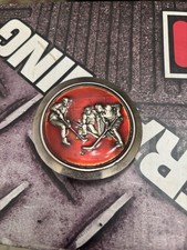 TA05152 VINTAGE 1977 **HOCKEY** SPORTS COMMEMORATIVE PEWTER BELT BUCKLE