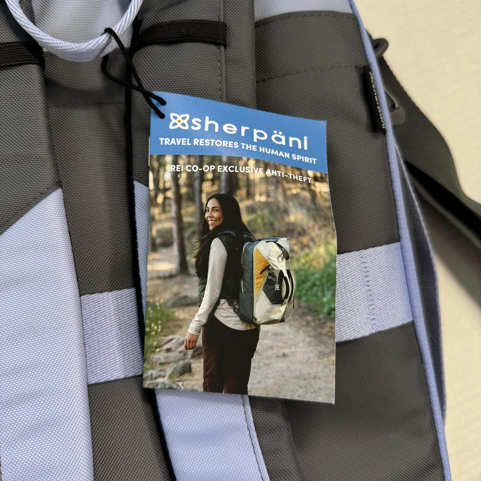 Sherpani Mia Travel Pack Backpack Carry On RFID Dolomite REI Exclusive NEW - Image 3 of 4