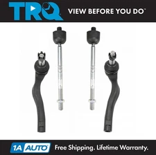 Front Inner & Outer Tie Rod Rack Steering End Kit Set of 4 for 4Matic W204 W207