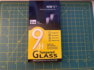 New  C Premium Glass 2 Screen Protector 2 Camara 9H Tempered ip15Pro