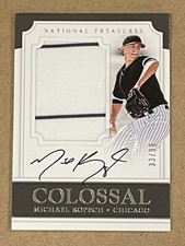 2017 NATIONAL TREASURES COLOSSAL MATERIALS SIGNATURES #CMS-MK MICHAEL KOPECH /99