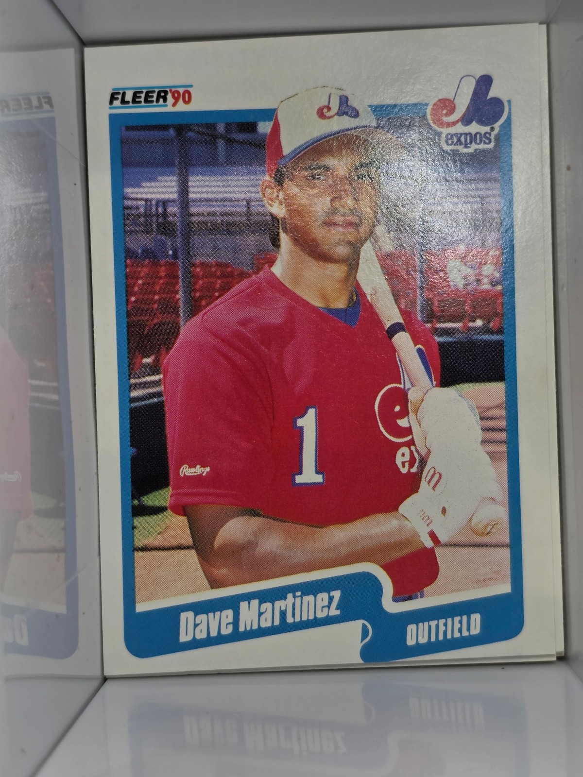 1990 Fleer #353 Dave Martinez