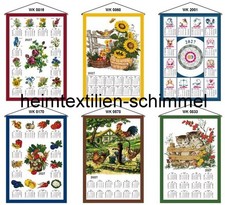 Textiler Wandkalender 2027 Textilkalender Sto...