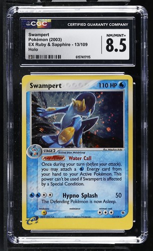 Swampert graded CGC 8.5 for sale on eBay