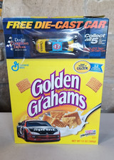 1995 Empty Golden Graham #43 John Andretti Cereal Box w/Car
