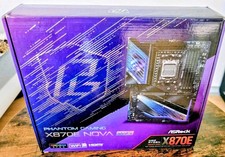 ASRock X870E Nova WiFi 7 Phantom Gaming Socke...