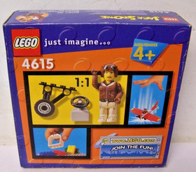 2002 LEGO 4615 Jack Stone Red Recon Flyer 21 pcs w/Pilot Minifigure New Sealed