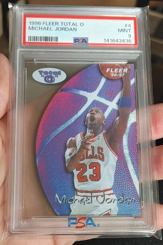 1996-97 FLEER \* MICHAEL JORDAN \* RARE \* ACETATE \* MINT PSA 9 \* TOTAL O #4 \* HOF