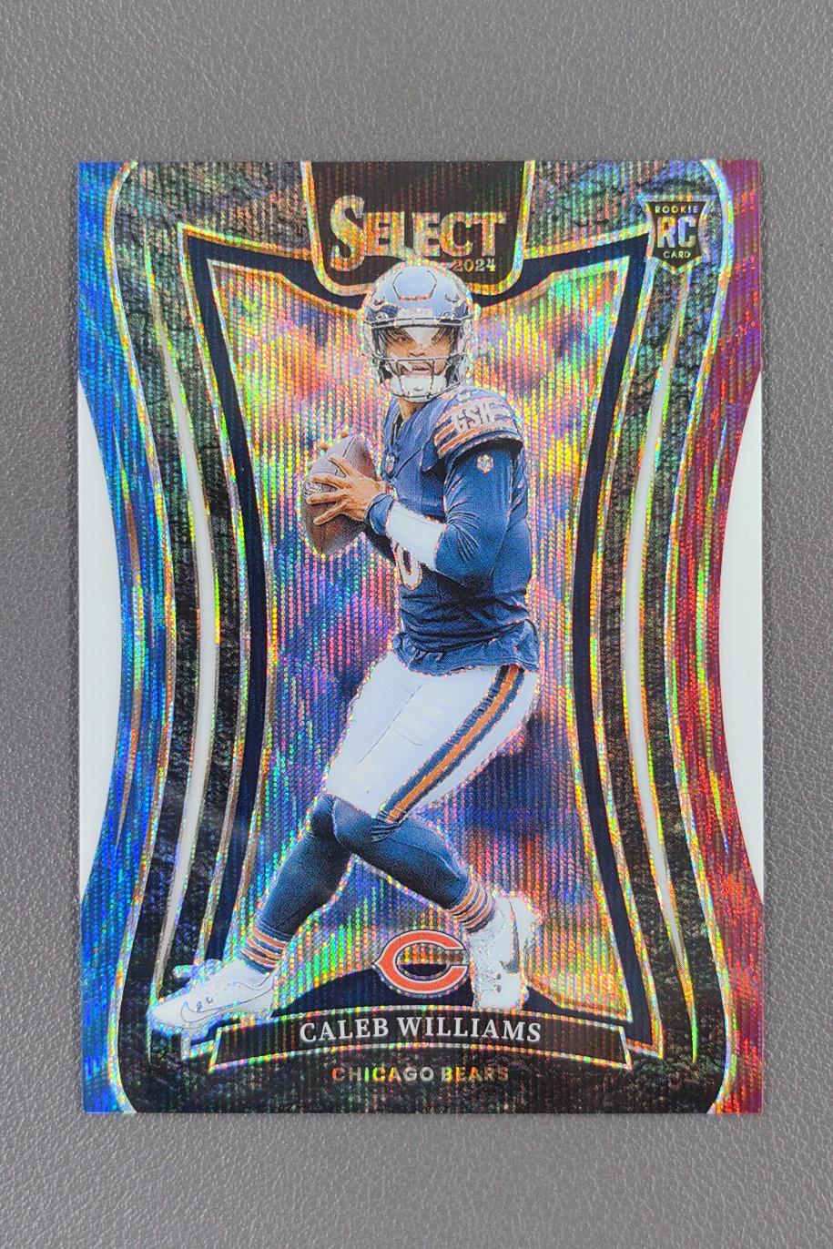 2024 Panini Select Caleb Williams Suite Level Tri-Color Wave RC Rookie /149 #378