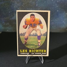 1958 Topps Les Richter #105 – Los Angeles Rams