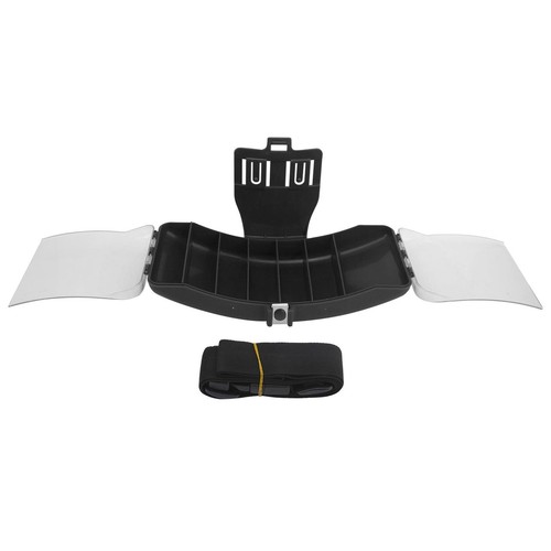 Portable Fishing Tackle Storage Box for Bait Lures and Hooks Black Organizer - Picture 7 of 12