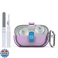  Upgrade Secure Lock for Beats Solo Buds 2024 Case Cover with Cl