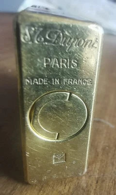 Briquet Dupont Laque Chine Noir vintage - Photo 1/4