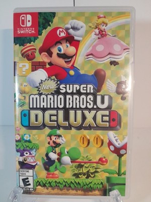 Nintendo Switch New Super Mario Bros. U Deluxe With Luigi U Content Great Clean 