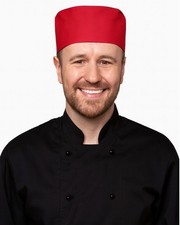 Vent Cool Red Chef Hat red chef skull Hat kitchen chef hat Chef classic hats