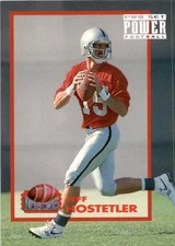 1993 Pro Set Power Jeff Hostetler #PM12 Los Angeles Raiders