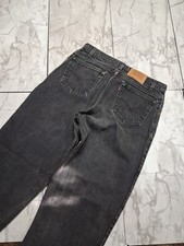 Vintage Levis 560 Black Denim Jeans 36x32 Fit 35x32 Loose Tapered Made in USA