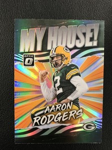 2021 Donruss Optic #MH-15 Aaron Rodgers My House! Green Bay Packers
