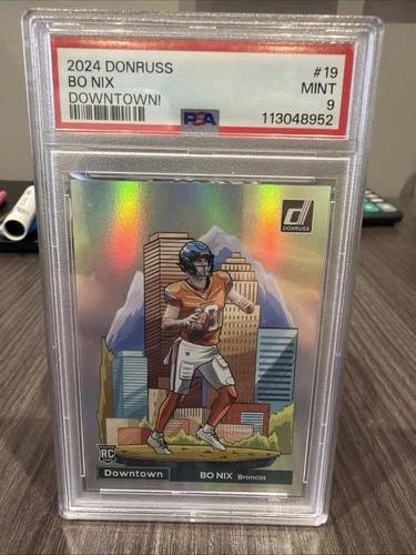 2024 Panini Donruss - Downtown! Bo Nix #19 (RC)