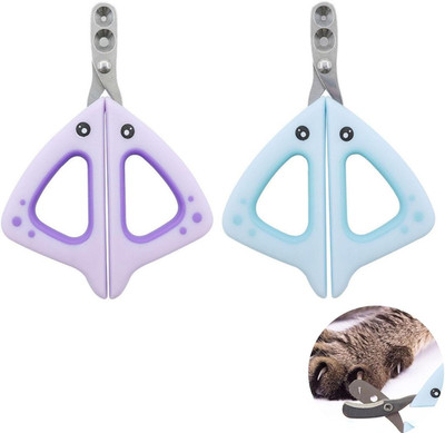 Krallenschere für Hunde mit Schutz,2PCS Katzenkrallen Schneider mit 2mm&4mm Loch