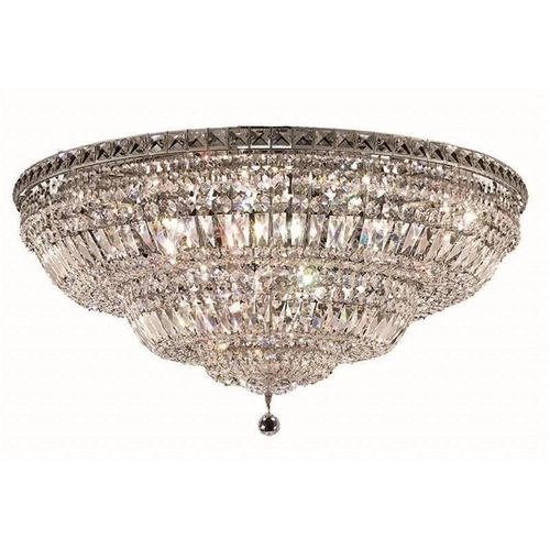 Elegant Lighting Tranquil 36" 21 Light Royal Crystal Flush Mount - Picture 1 of 1