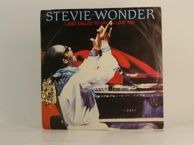 STEVIE WONDER I JUST CALL TO SAY I LOVE YOU (77) 2 Track 7'' Single also Pictur