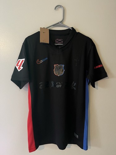 BRANDNEU Barca x Travis Scott Cactus Jack Raphinha Trikot Größe M