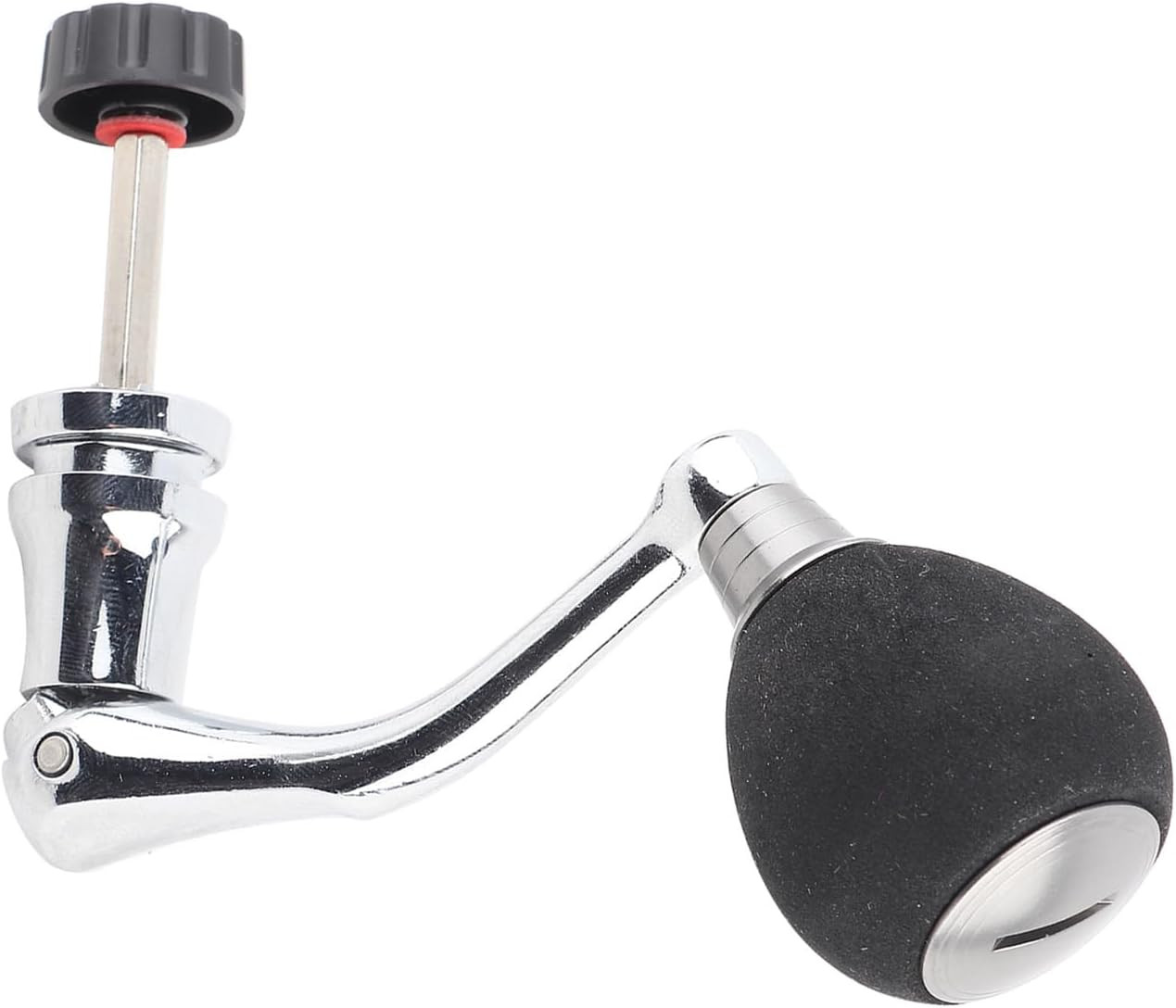 Yosoo Black Plastic Fishing Reel Handle, Metal Rotary Knob Power Handle Replace